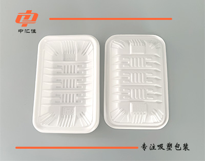 白色生鲜托盘1610